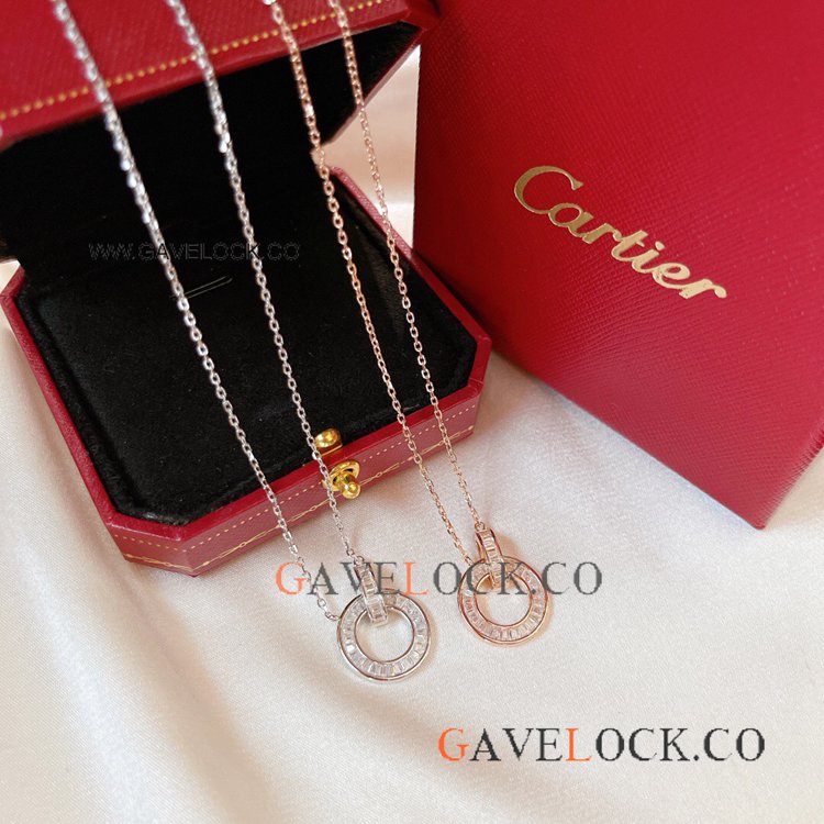 Cartier Love Necklace S925 with Diamonds